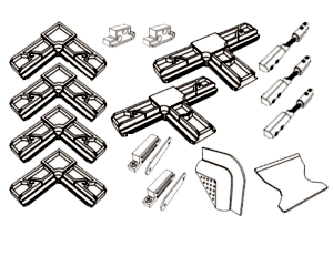 Conjunto de Fixação Porta